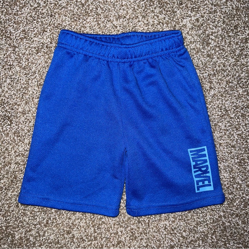 Marvel Blue Basketball Shorts Size 3T